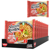 Nissin Ramen – Koreai fűszeres chili 10 csomag ázsiai stílusú instant tészta koreai recept alapján Gyorsan és egyszerűen elkészíthető ázsiai étel (10 x 65,2 g)