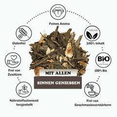 YC Yang Chai Sencha Ceai verde BIO 250G - Ceai japonez vrac cu aromă de bergamotă - Ceai verde japonez original „Sencha Dynasty” din culturi ecologice controlate