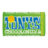 Tony's Chocolonely - Ciocolată neagră cu migdale și sare de mare 90g