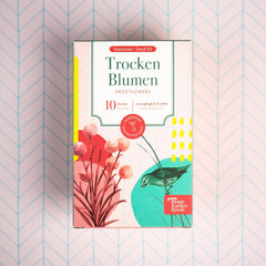 Szárított virágok - 10 fajta szabad beporzású virág - örök és gyönyörű - Magkészlet kezdőknek, kis ajándéknak vagy személyes használatra