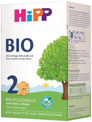 HiPP 2 Organic anyatej (4 x 600g), 6 hónap után, Omega-3-mal (DHA, ALA), kalciummal és könnyen elkészíthető biokeményítővel, a legjobb bio minőségben