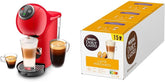 NESCAFÉ DOLCE GUSTO Krups KP3405 Genio S Plus Capsule Machine | Espresso Boost, 15 Bar Pump Pressure | 0.8 L Water Tank | 1500 Watt | Colour Red mit Latte Macchiato