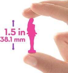 Păpuși Barbie Mini BarbieLand Reveal, set de 5 piese, păpuși cu o înălțime de aproximativ 4 cm, cu surpriză la despachetare, diverse dezvăluiri (stilurile pot varia), JCB27