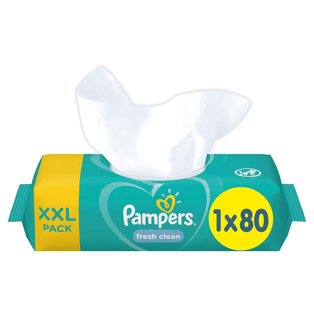 Pampers, Fresh Clean, 80 törlőkendő Baby Wet Wipes Naty Shop