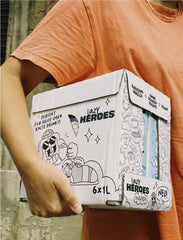 Lazy Heroes Hafer vegetáriánus zab ital gluténmentes D-vitaminnal