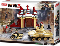 WWII - Kampf um Stalingrad (479 Teile), Spielset, Steckbausteine, mit Spielfigur, für Kinder ab 4 Jahren
