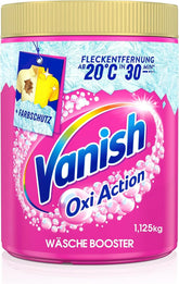 Vanish Oxi Action Powder Pink - 1,125 kg - klórmentes folteltávolító és mosodajavító por - színes ruhákhoz Mosószerek Naty Shop