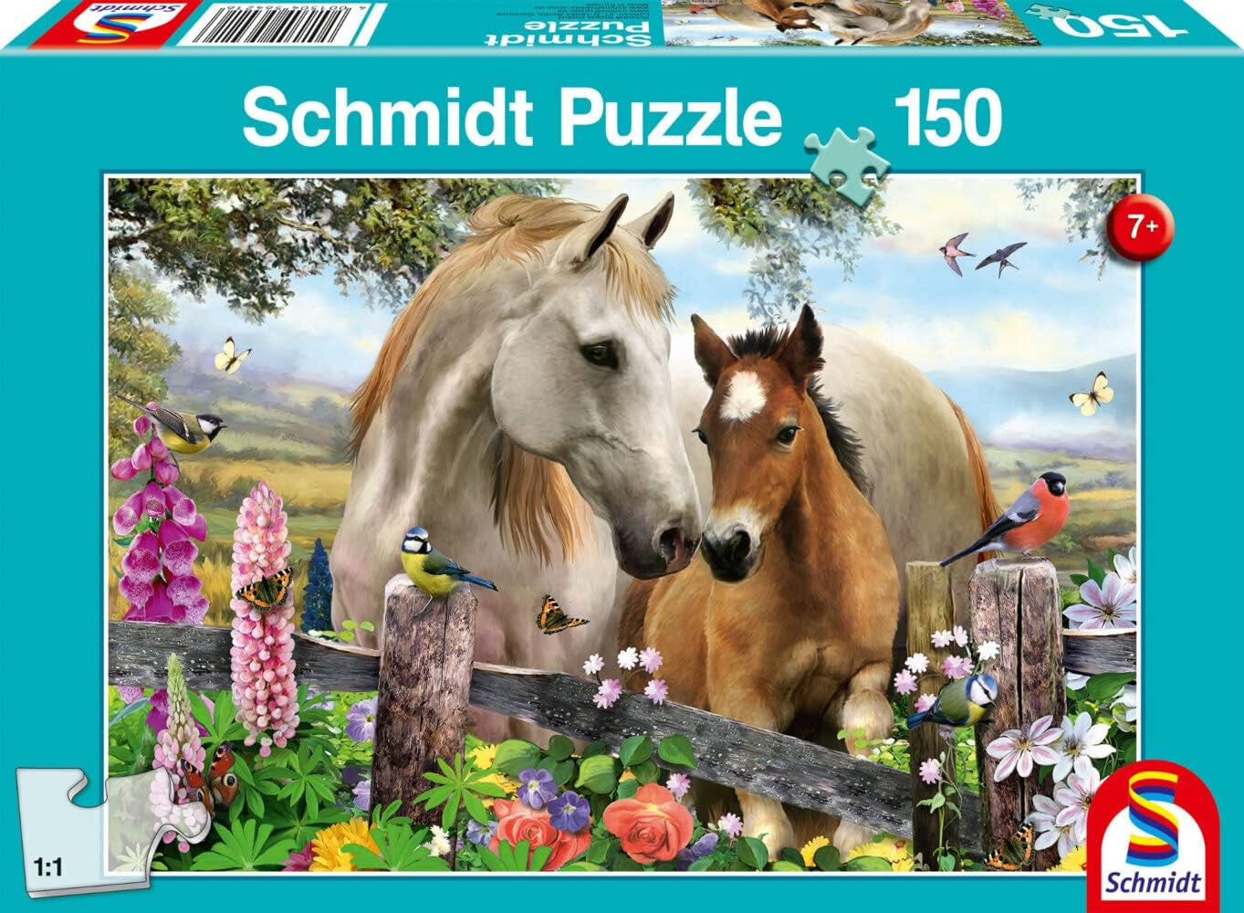 Schmidt Spiele iapă și mânz, puzzle pentru copii 150 piese Puzzle Naty Shop Titlu implicit