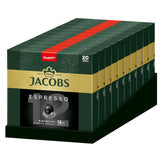 Jacobs Kaffeekapseln Espresso Ristretto, Intensität 12/12, 10 x 20 Getränke, Nespresso* kompatible Kaffee Kapseln, 200 Kapseln