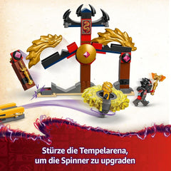 LEGO NINJAGO Drachen-Spinjitzu Battle Pack mit 2 Minifiguren - Ninja Spielzeug mit Spinner für Jungen und Mädchen ab 6 Jahren - Geschenkidee für Fans der TV-Serie Aufstieg der Drachen 71826
