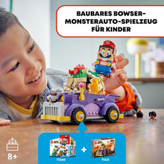 LEGO Super Mario Bowser Monster Cart bővítőkészlet Bowser autós játék fiúknak és lányoknak, egykarakteres készlet, játékos ajándék 8 éves korig 71431 építőkészlet Besuche den LEGO-Store