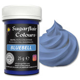Colorant alimentar pastel Sugarflair pentru paste, albastru clopoțel, colorant alimentar pentru paste, fondant și marțipan, culori concentrate Spectral - 25 g