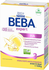 BEBA expert HA 3 hidrolizált folytatásos formula, 10 hónapos kortól, 1 csomag (1 x 550 g)
