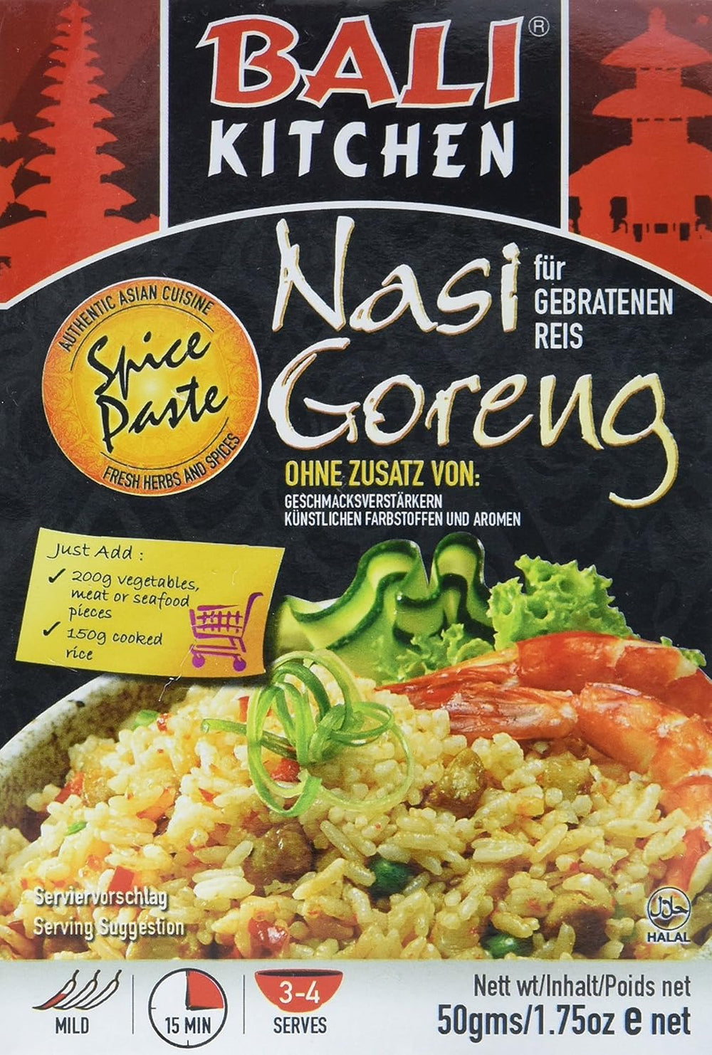 Nasi Goreng, 15 db-os kiszerelés (15 x 50 g-os kiszerelés)
