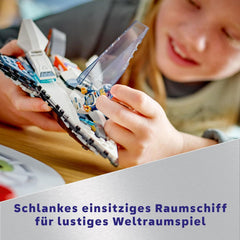 LEGO City Raumschiff, Weltraum-Spielzeug és Space Shuttle für Kinder zum Baen, Jungen und Mädchen ab 6 Jahren, Set mit Astronaut-Figur 60430