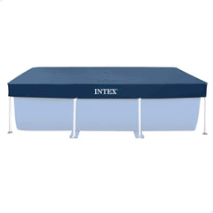 Intex 28038 - Ponyva téglalap alakú föld feletti medencékhez, PVC, kék, 300x200 cm