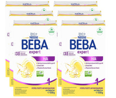 BEBA Expert HA 1 Hydrolysierte Anfangsnahrung, Säuglingsnahrung Von Geburt An, 6Er Pack (6 X 550G) Mama si Copilul Naty Shop Beba Expert Ha 1