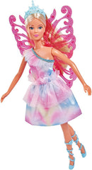 Simba 105733587 - Steffi Love Unicorn Fairy, Ankleidepuppe als Fee mit abnehmbaren Flügeln, mit Einhorn, 29cm Puppe trägt EIN Bezauberndes Pastell Glitzerkleid, ab 3 év