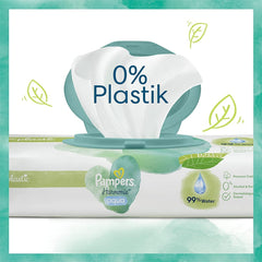 Set Harmonie Aqua Baby cu scutece mărimea 1 (2-5 kg, 180 bucăți), mărimea 2 (4-8 kg, 240 bucăți), cutie de jumătate de lună și șervețele umede Aqua Baby, 720 șervețele (15 x 48), kit de început pentru bebeluși