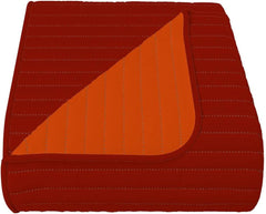 Narancssárga/rozsda mikroszálas nyári paplan franciaágyhoz 250 x 250 cm Paplanok és paplanok Naty Shop