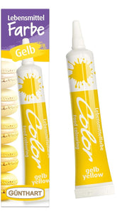 Günthart Backdecor 20 grame, Galben, ideal pentru colorarea glazurii Sprinkles Naty Shop Galben