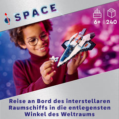 LEGO City Raumschiff, Weltraum-Spielzeug és Space Shuttle für Kinder zum Baen, Jungen und Mädchen ab 6 Jahren, Set mit Astronaut-Figur 60430