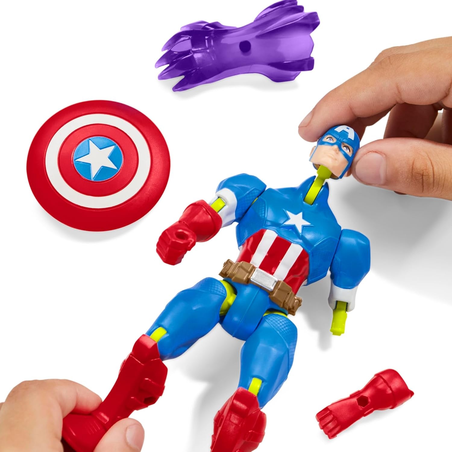 Mixmashers Marvel Captain America Avengers Mix-And-Match Action Figure & Accesorii Action figures Naty Shop