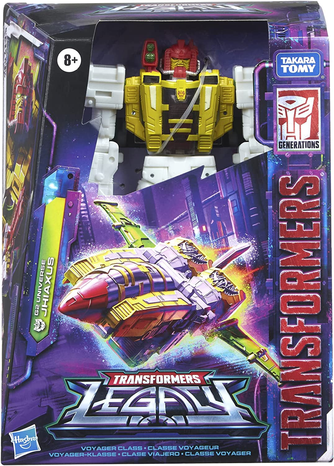 Jucărie Transformers Generations Legacy 17.5 cm Large Voyager G2 Universe Jhiaxus figurină de acțiune, pentru copii cu vârsta de peste 8 ani Action figures Naty Shop