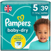 Pelenkák Pampers 81657566 Baby-Dry nadrág, fehér