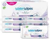 WaterWipes Sensitive+ Soothing Clean 360 db (6 csomag) 3 az 1-ben tisztító, ápoló és nyugtató 99%-os víz növényi kivonattal illatmentes baba törlőkendők