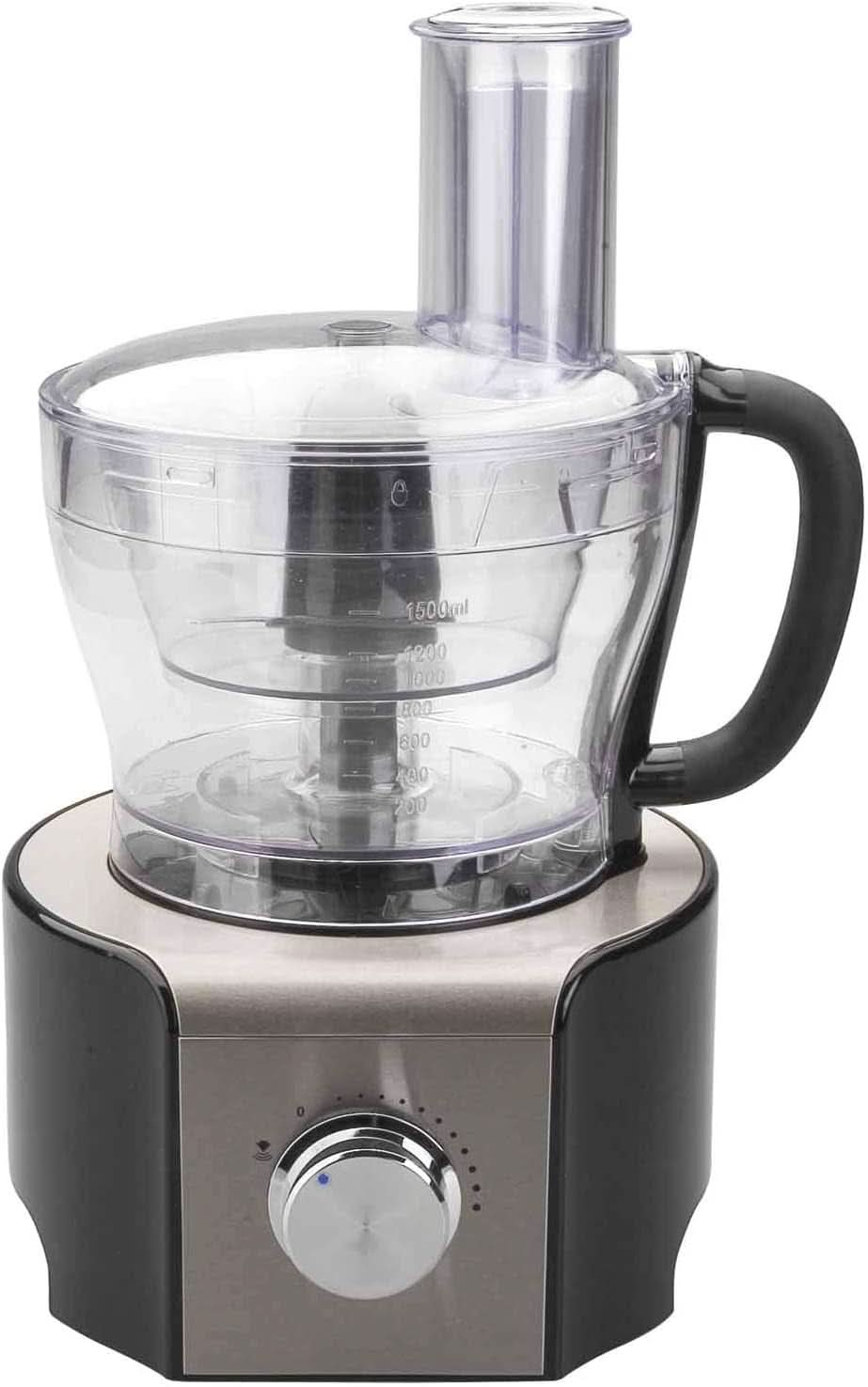 69079 -69079 robot-multifuncție 800 w-negru, oțel inoxidabil, sticlă și plastic, multicolore Mama si Copilul Naty Shop