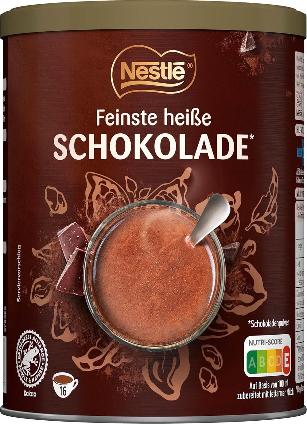Ciocolată caldă Nestlé Finest, 1 pachet (1 X 250G) Cacao si Ciocolata Calda Naty Shop 250 grame Ciocolata