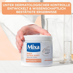 Mixa Shea Nourishing Cream, pentru față, corp și mâini, 400 ml Cosmetice si Infrumusetare Naty Shop