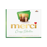 merci Finest Selection Mandula Crunch Variety – 1 x 250 g – Finomított specialitások dióval és csokoládéval – Töltött és töltetlen praliné
