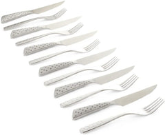 Weber Deluxe Steak készlet, 6 részes, Monobloc design rozsdamentes acél, extra éles, ergonomikus fogantyú Kitchen Naty Shop