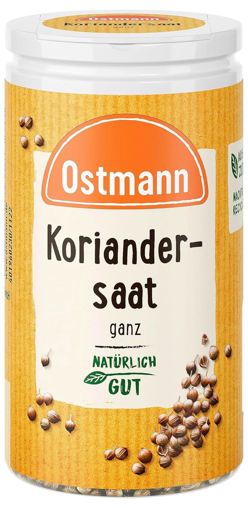 Semințe de coriandru întregi (designul ambalajului poate varia) Condimente Naty Shop