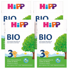 HiPP 3 Organic anyatej (4 x 600g) - 10 hónap után, Omega-3-mal (DHA, ALA), kalciummal, D-vitaminnal, a legjobb bio minőséggel