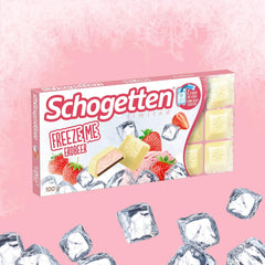 Schogetten Freeze Me Strawberry Limited Edition – hideg csokoládé fagylalt intenzív eper ízzel