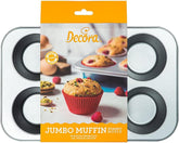 6. tálca Jumbo Muffin Ø 9 cm - 34 X 22 X 4,5 cm Sütőformák és tálcák Naty Shop