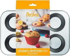 6. tálca Jumbo Muffin Ø 9 cm - 34 X 22 X 4,5 cm Sütőformák és tálcák Naty Shop