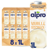 Alpro vaníliás szójatej 8x1L - Vegán és kalciumban gazdag