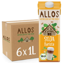 Allos Sojadrink Barista Habzás Vegán Kávéért Laktózmentes