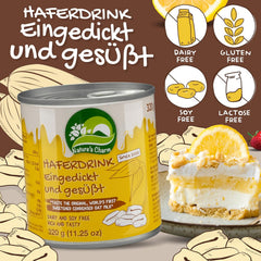 Nature's Charm Vegán sűrített zabtej – kávé és desszertek