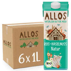 Allos Mandeldrink Cukormentes Mandel Natur Vegán Laktóz 1L