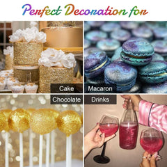 Ehető glitter italokhoz, 4 grammos Glitter Naty Shop