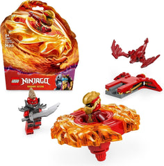 LEGO NINJAGO Kai Sárkány Spinjitzu Pörgető - Akciónindzsa játék 2 minifigurával - Kis játszókészlet gyerekeknek - Ajándékötlet fiúknak és lányoknak 6 éves 71823 építőkészlet Besuche den LEGO-Store alapértelmezett cím