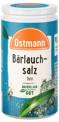 Ostmann Gewürze - Bärlauchsalz | Ideális Herzhaften Gemüse oder Fleischgerichten Recyclebare, nachfüllbare Streudose | 65 g Streuerben
