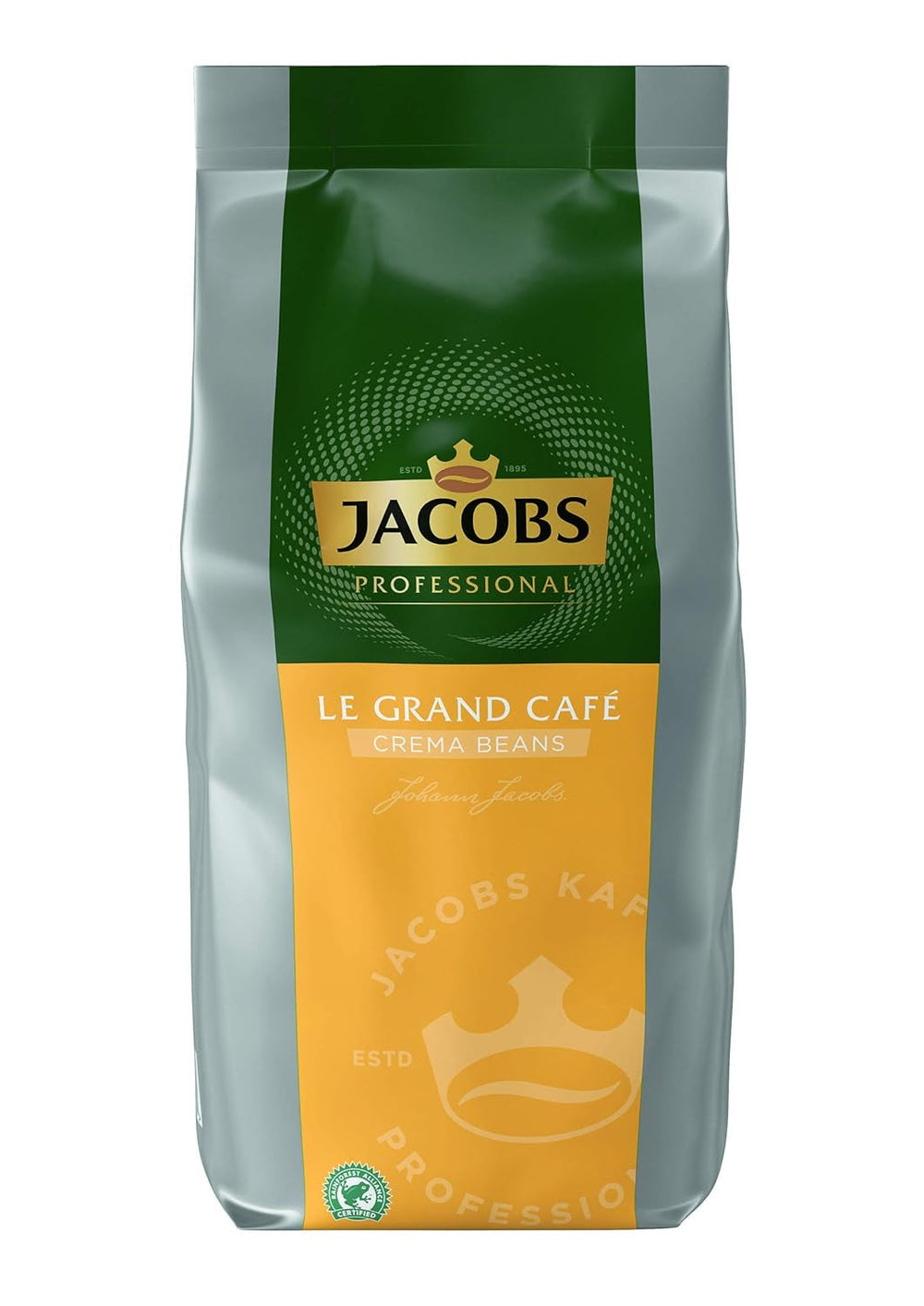 Jacobs Professional Le Grand Café krém, egész kávébab 1kg, enyhe, intenzitás 2/5 Coffee Naty Shop 1 kg Le Grand Café krém