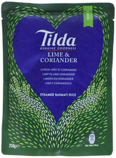 TILDA párolt basmati rizs lime-mal és korianderrel mikrohullámú sütőhöz, 250g