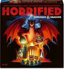 Ravensburger 24755 - Horrified Dungeons & Dragons - 10 év feletti korosztály kooperatív társasjáték játékestekhez barátokkal vagy családdal 1-5 szörnyű és D&D rajongó számára, német kiadás